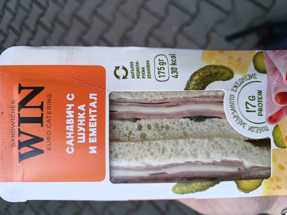 Sandwich con Prosciutto ed Emmental