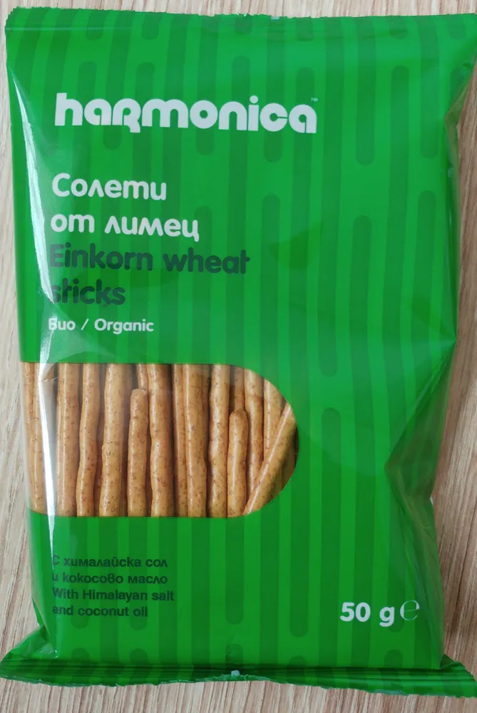 Harmonica Organic Spelt Sticks 50GR
