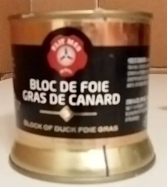Bloc de fois gras de canard