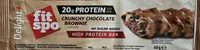 crunchy chocolate brownie protein bar