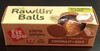 FitSpo Rawllin 'Balls Raw Vegan With Coconut And Goji Berry