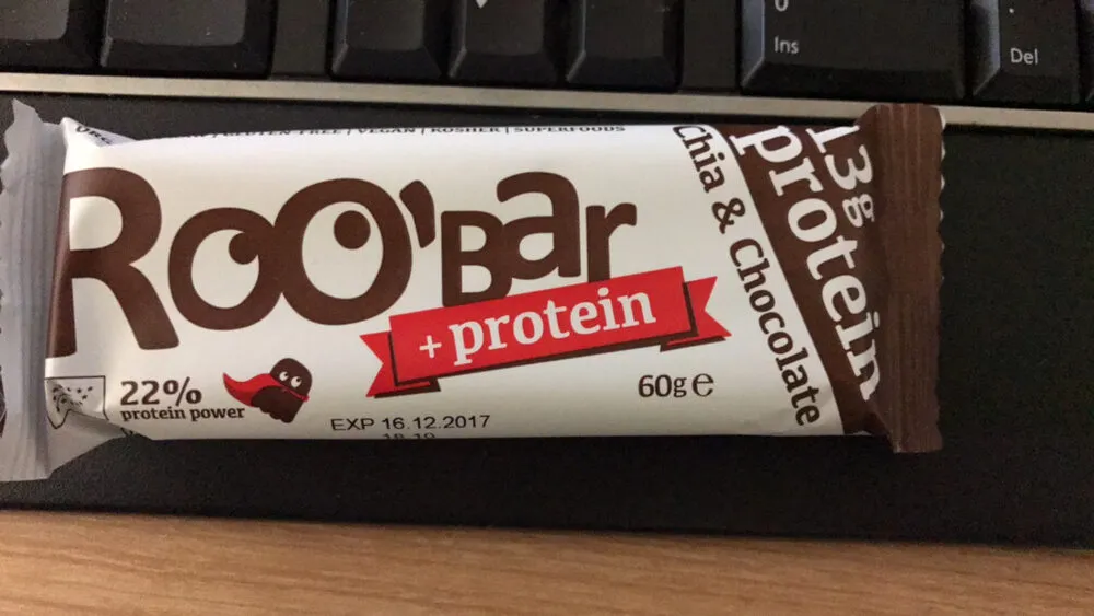 Barre Protéinée Chia Et Chocolat Bio