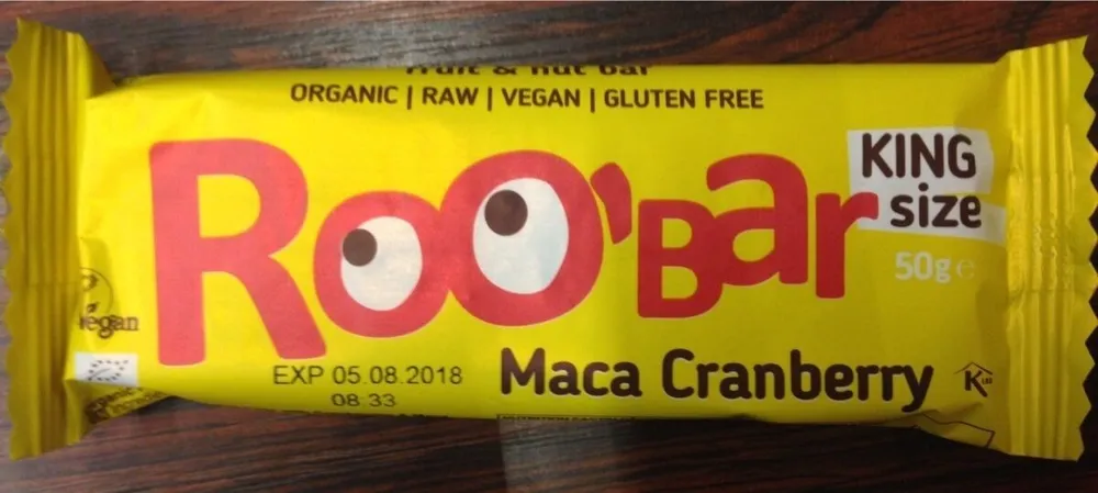 Roo Bar Maca Et Canneberge