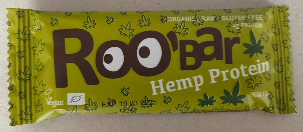 Bio Frucht und Nuss Rohkostriegel mit Hanfprotein