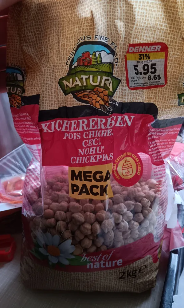 KICHERERBSN POIS CHICHES CECI NOHUT CHICKPIAS