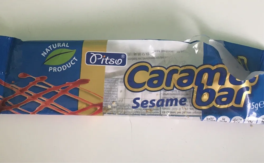 Caramel bar sesame