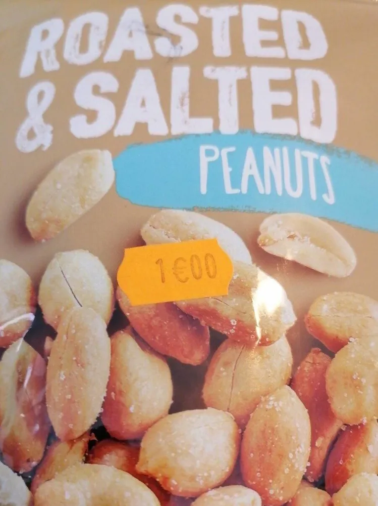 Roasted et salted peanuts