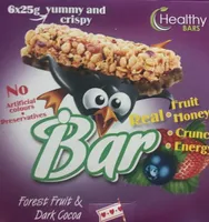Barres de cereales fruits des bois