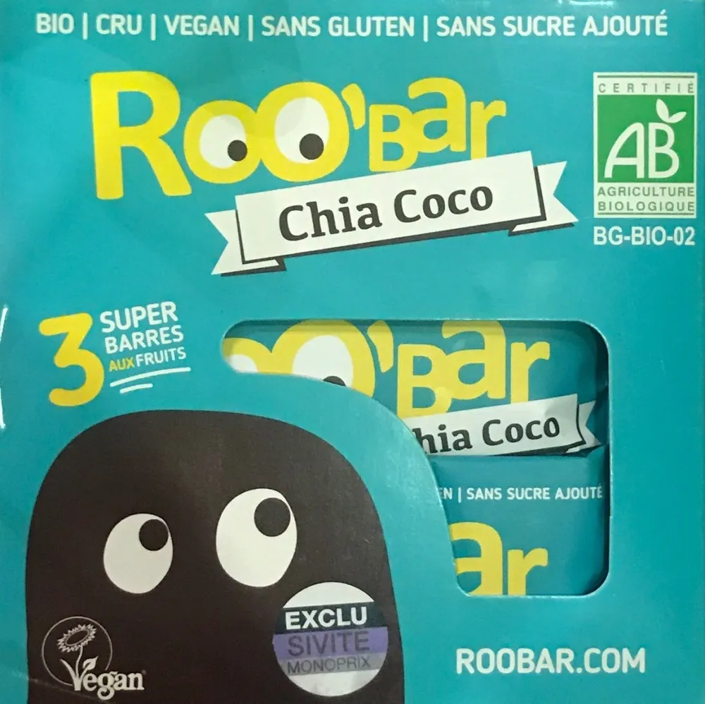 Roo'Bar - Chia Coco