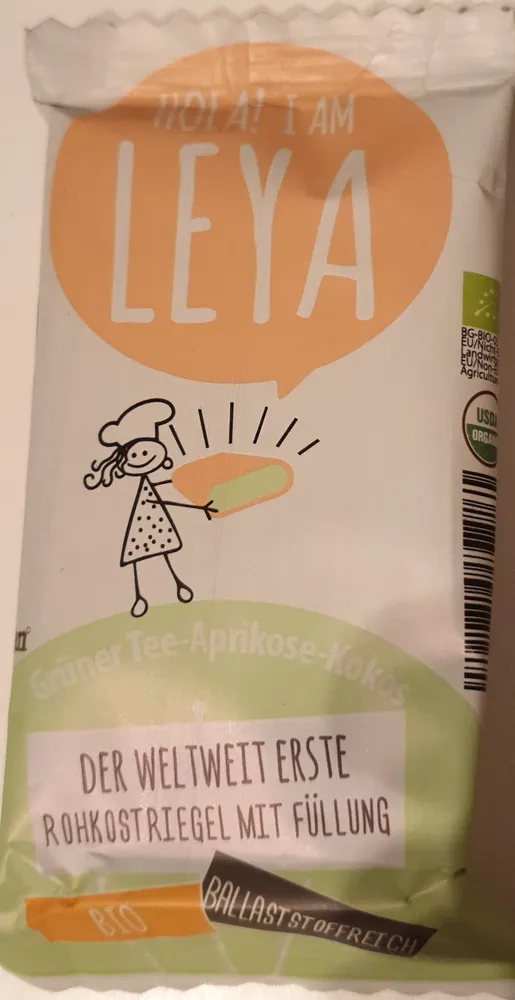 LEYA Rohkostriegel Grüner Tee-Aprikose-Kokos
