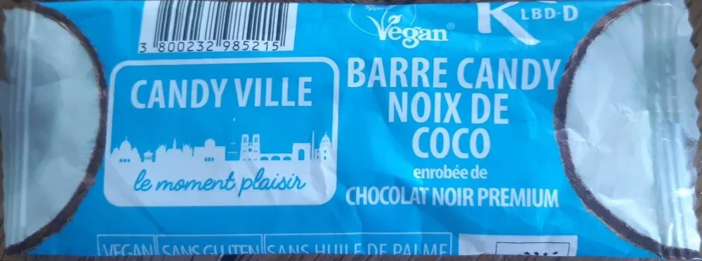 Barre candy noix de coco