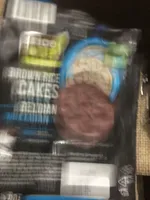 Rice Up Brown Rice Cake Black Imperial Rice Unsalted 120G Vegan