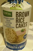 BROWN RICE CAKES WITH AMARANTH & MILLET