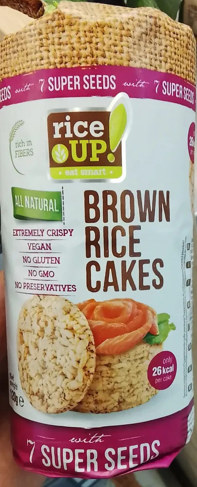 Brown rice cakes