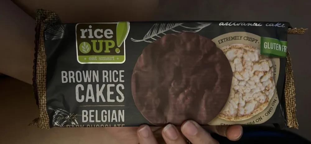 Galettes de riz au chocolat noir