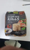 Rice Up Popped Brown Rice Rolls Pizza & Olive Oil 50g
