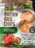 Brown rice chips paprika