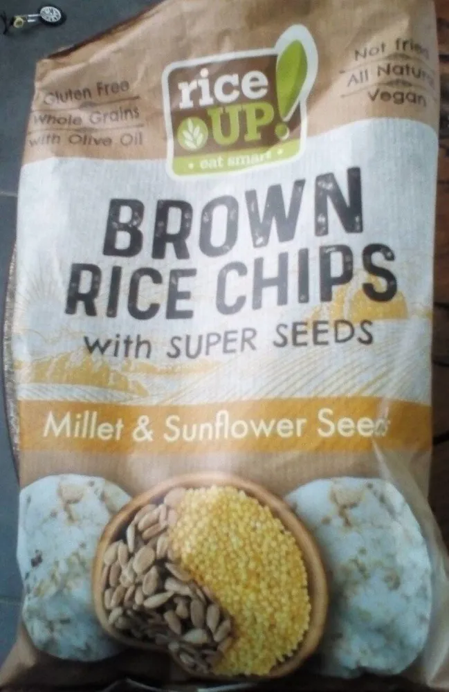 Brown rice chips