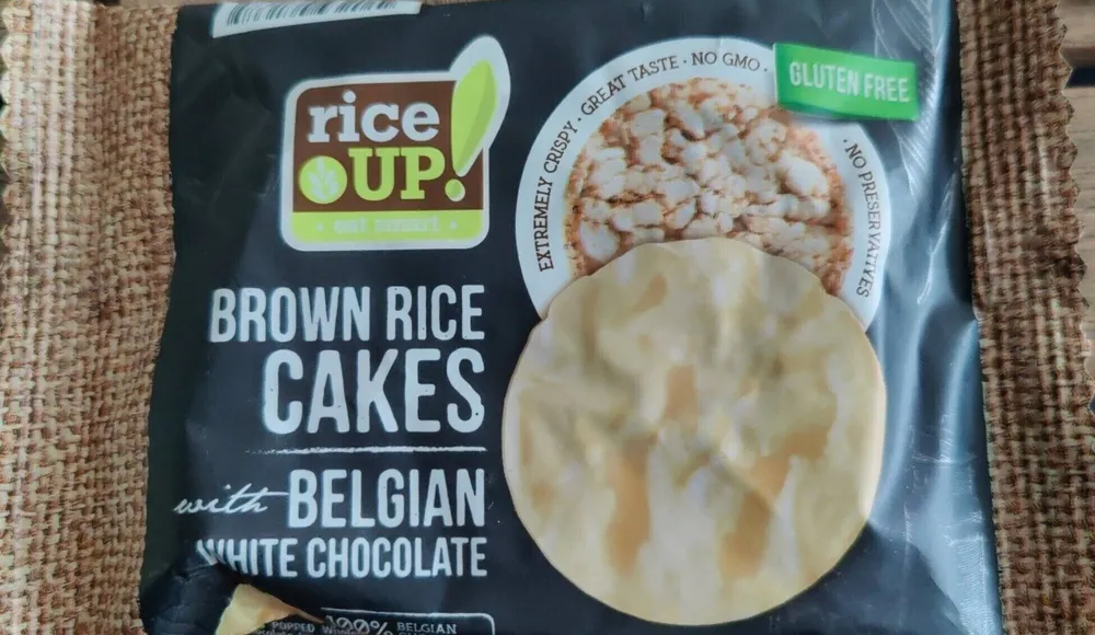 Brown Rice Cakes With Belgian Chocolate