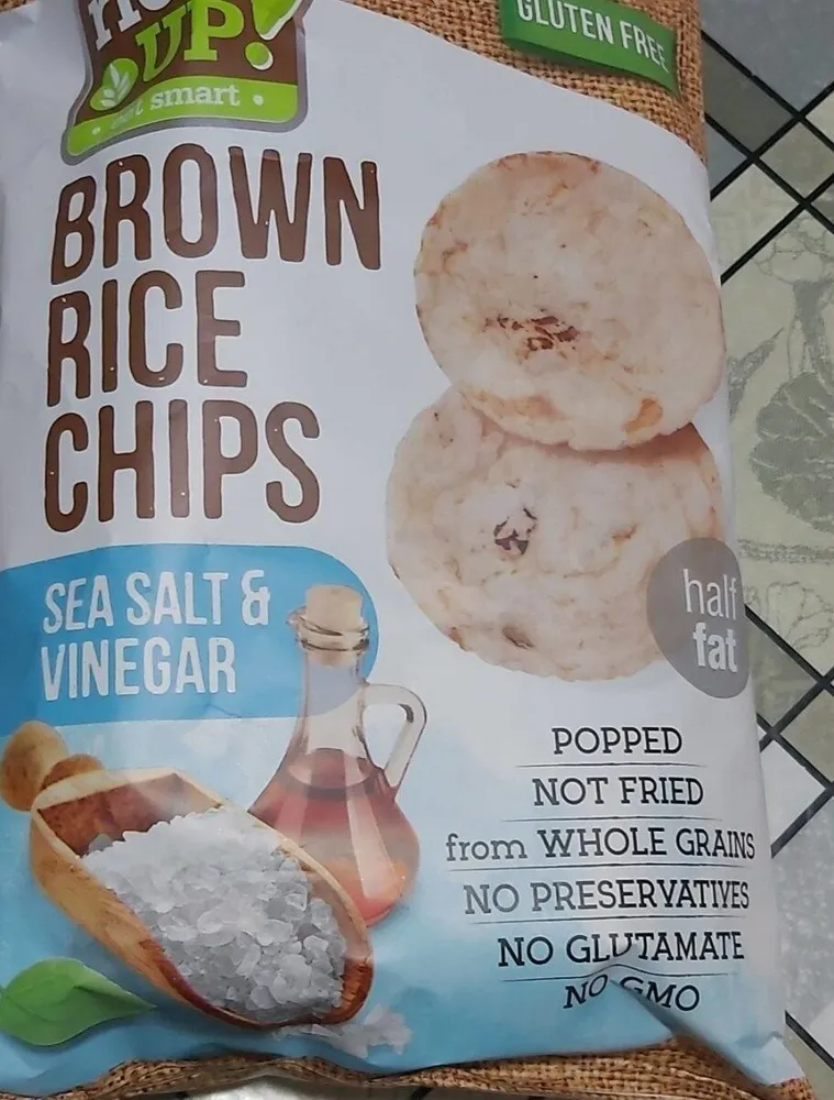 Brown rice chips sea salt and vinegar