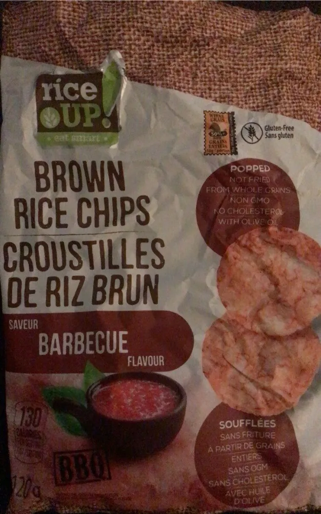Brown rice chips