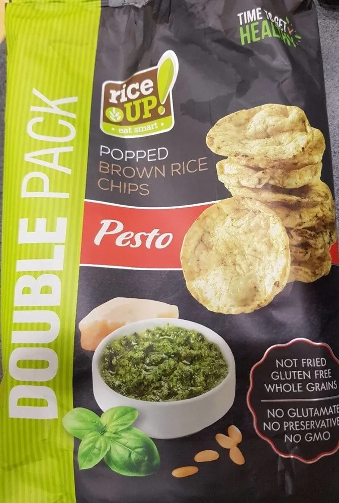 Popped Brown Rice Chips