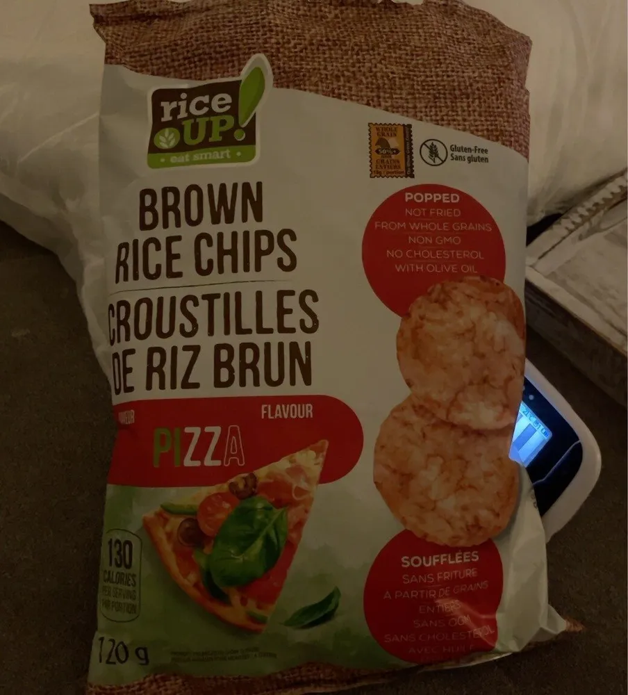 Brown rice chips
