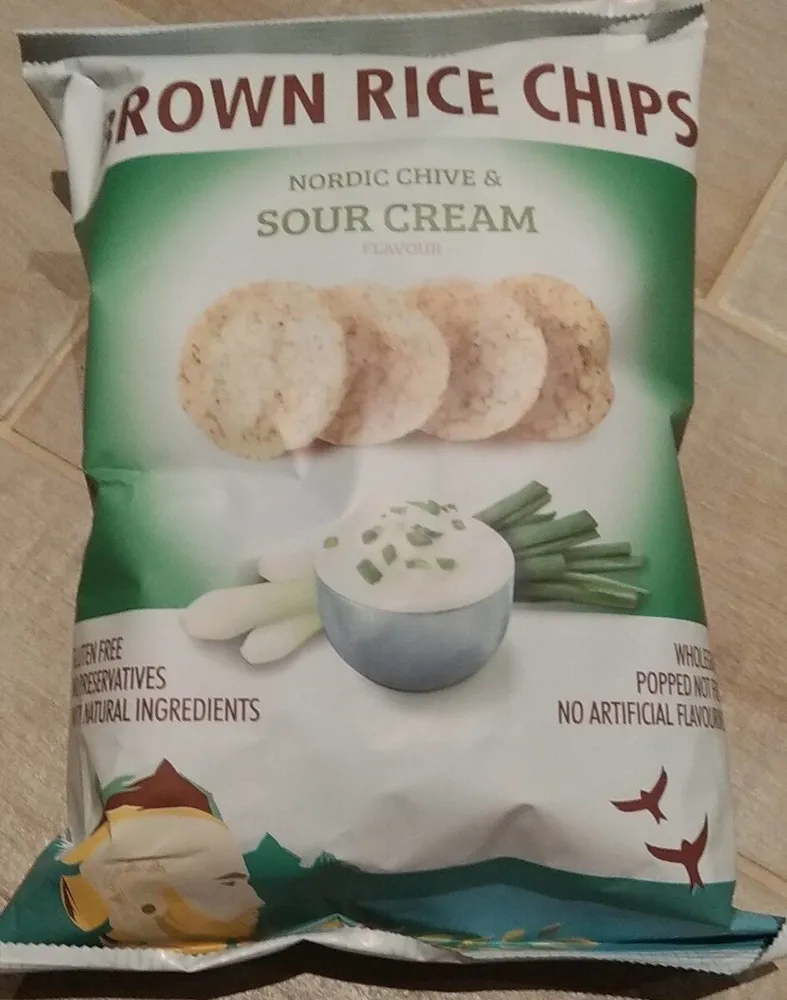 Brown Rice Chips Nordic Chive and Sour Cream