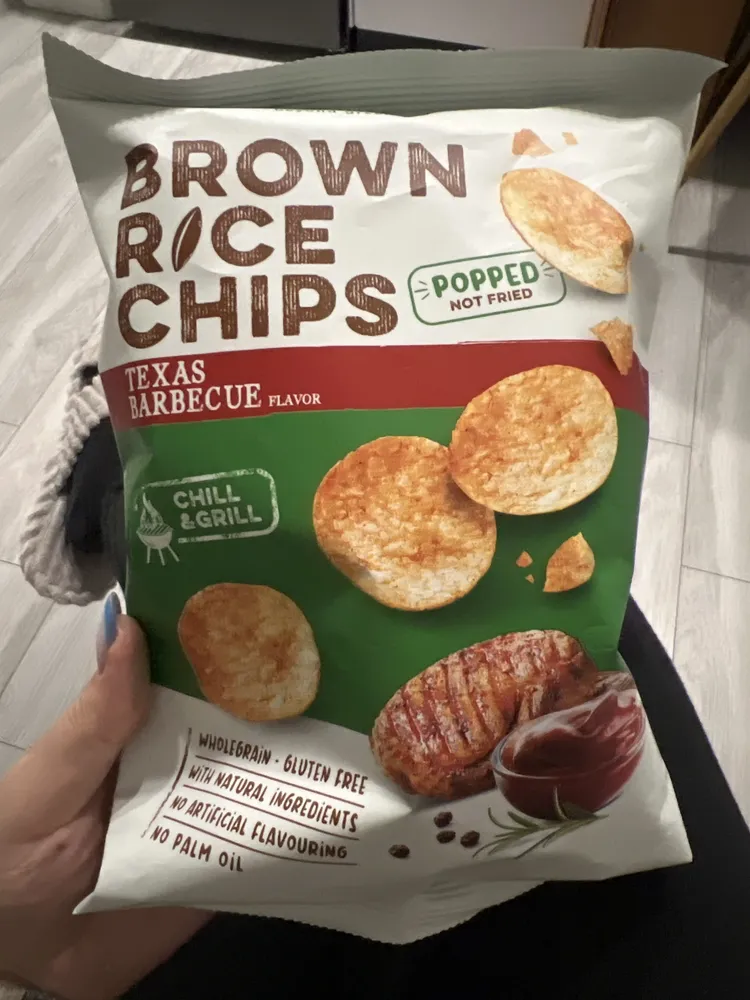 Brown rice chips/ Texas barbecue