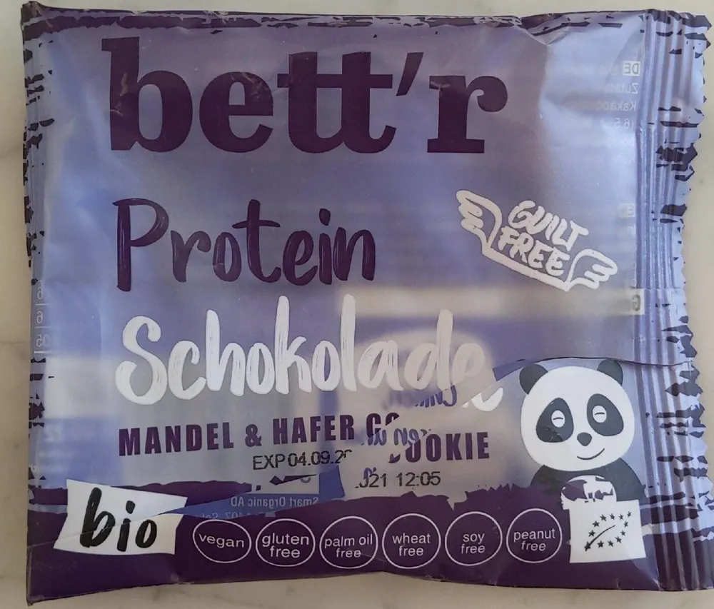 Protein Schokolade Mandel und Hafer Cookie