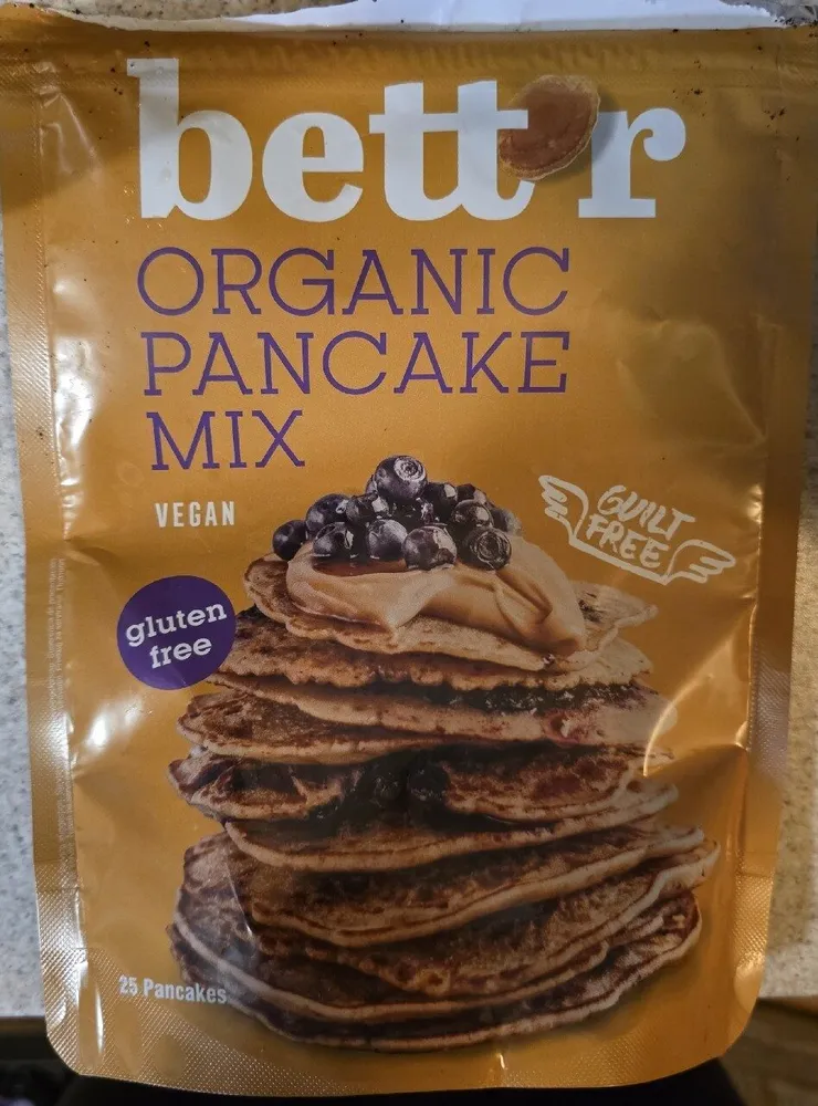 Bettr organic pancake mix