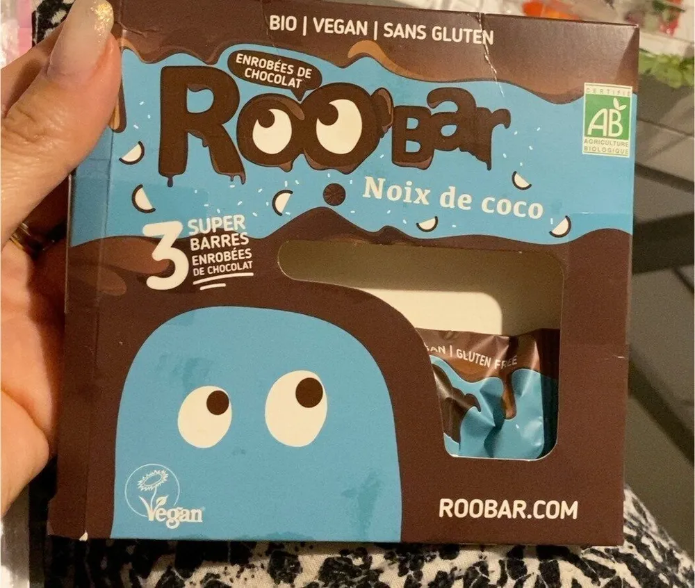 Barre noix de coco chocolat