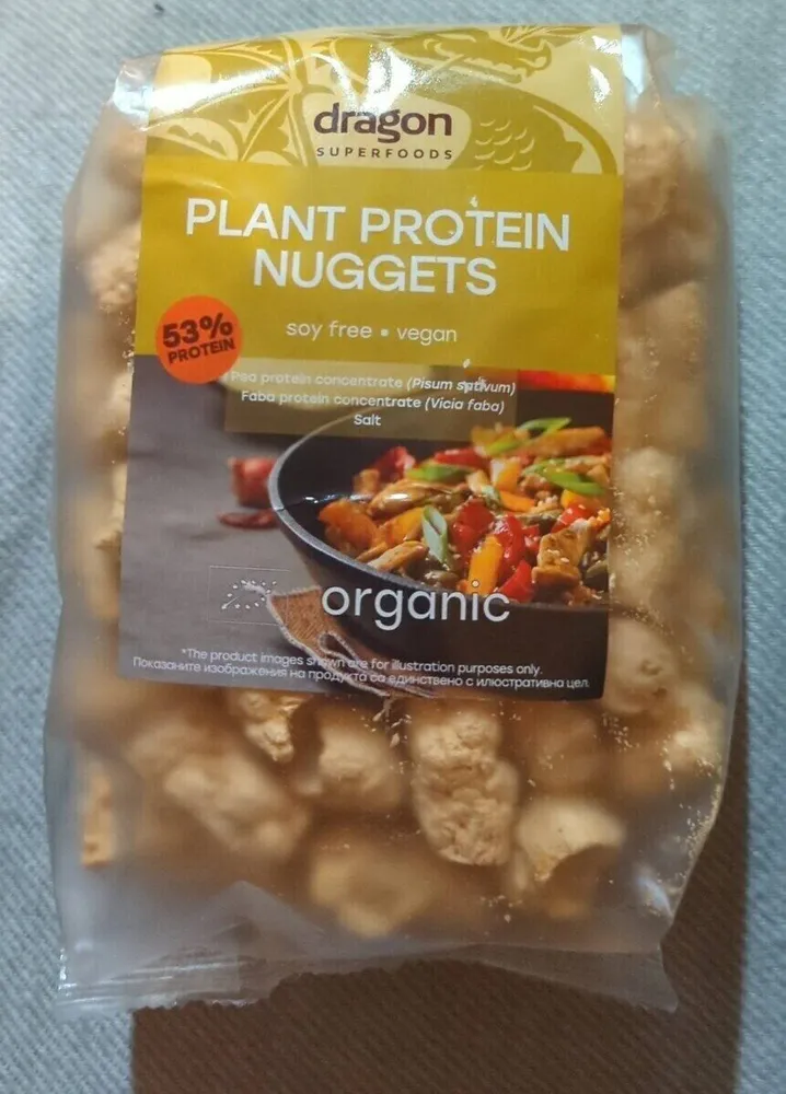 Plant protein nuggets