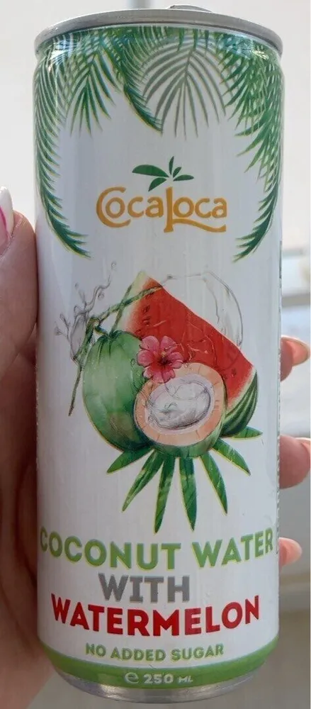 Coconut water with watermelon