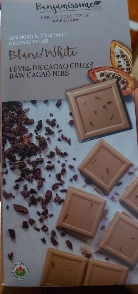 Raw Cacao Nibs Chocolate Bar