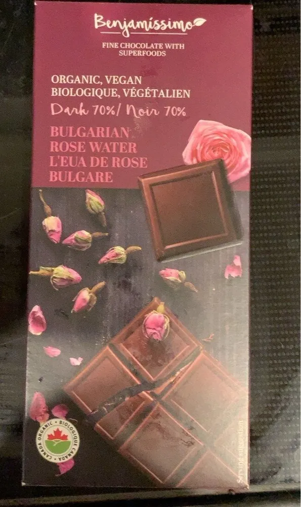 Bulgarian rose water chocolate