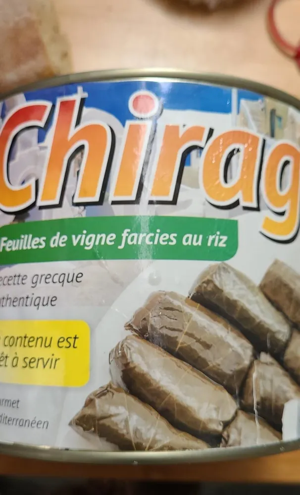 Chicago feuilles de vignes farcies au riz