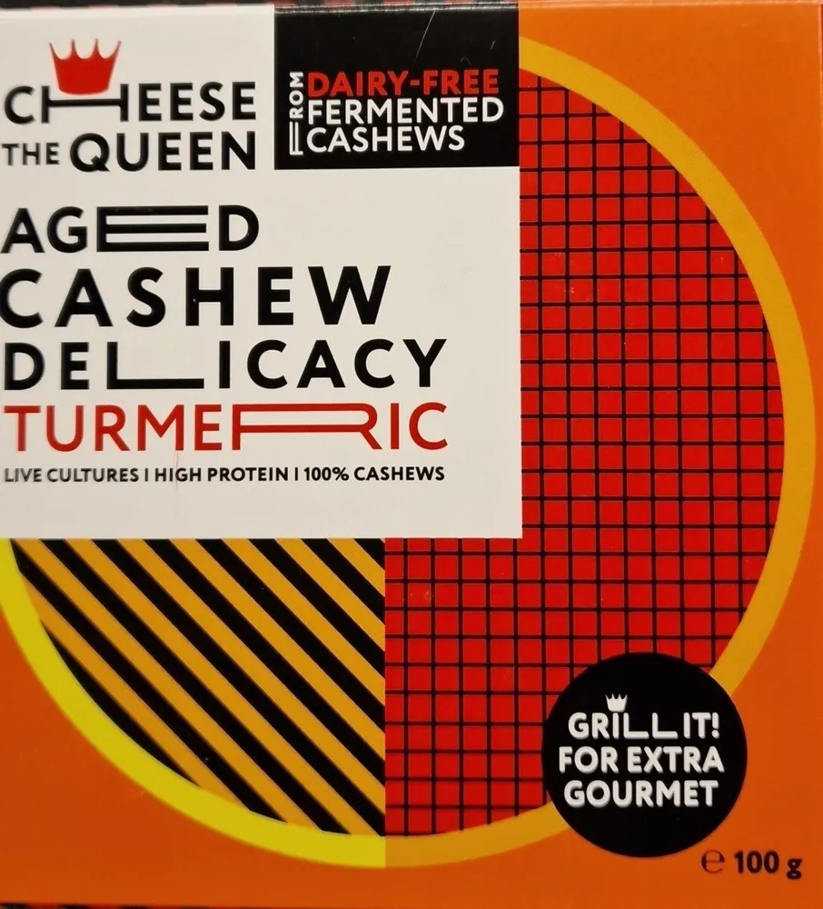 Cheese the queen aged cashew turmeric