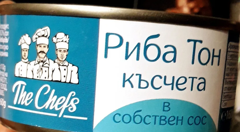 Риба тон късчета в собствен сос