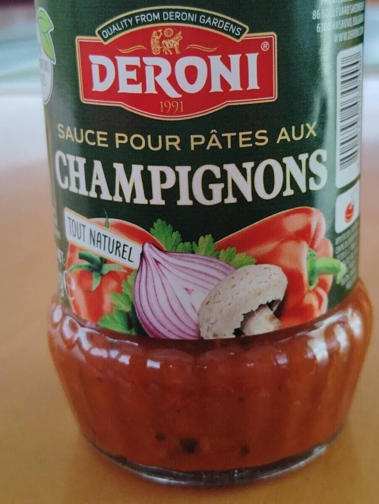 Sauce pour pâtes Aux champignons