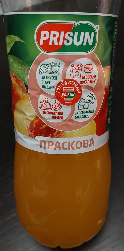 Сок от праскова с подсладители