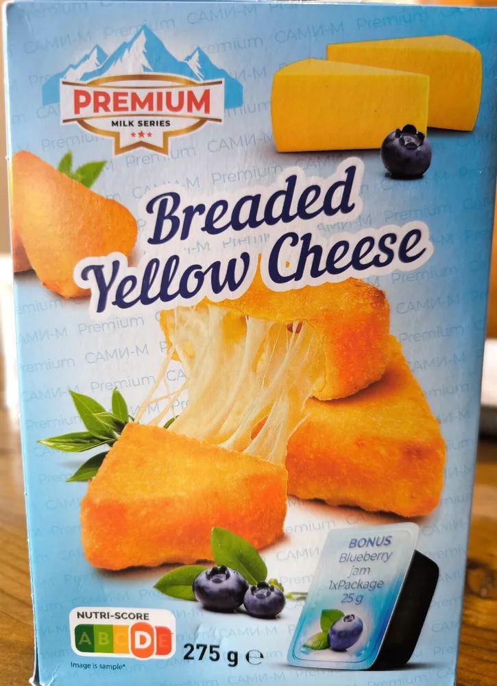 Заморозка Breaded Yellow Cheese