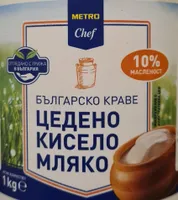 Българско краве цедено кисело мляко 10%