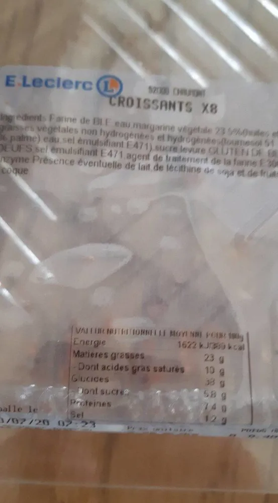 Croissants x8