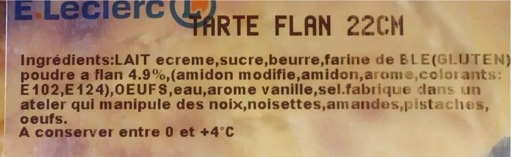Tarte flan