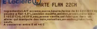 Tarte flan