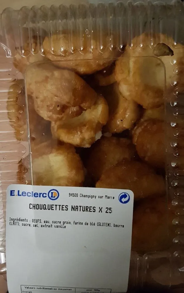Chouquettes natures