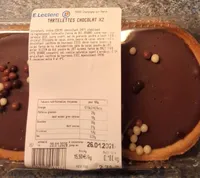 Tartelettes chocolat
