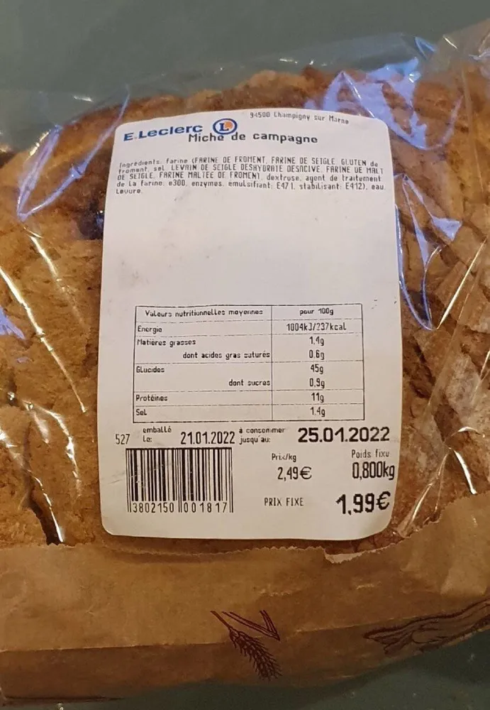 Miche de campagne