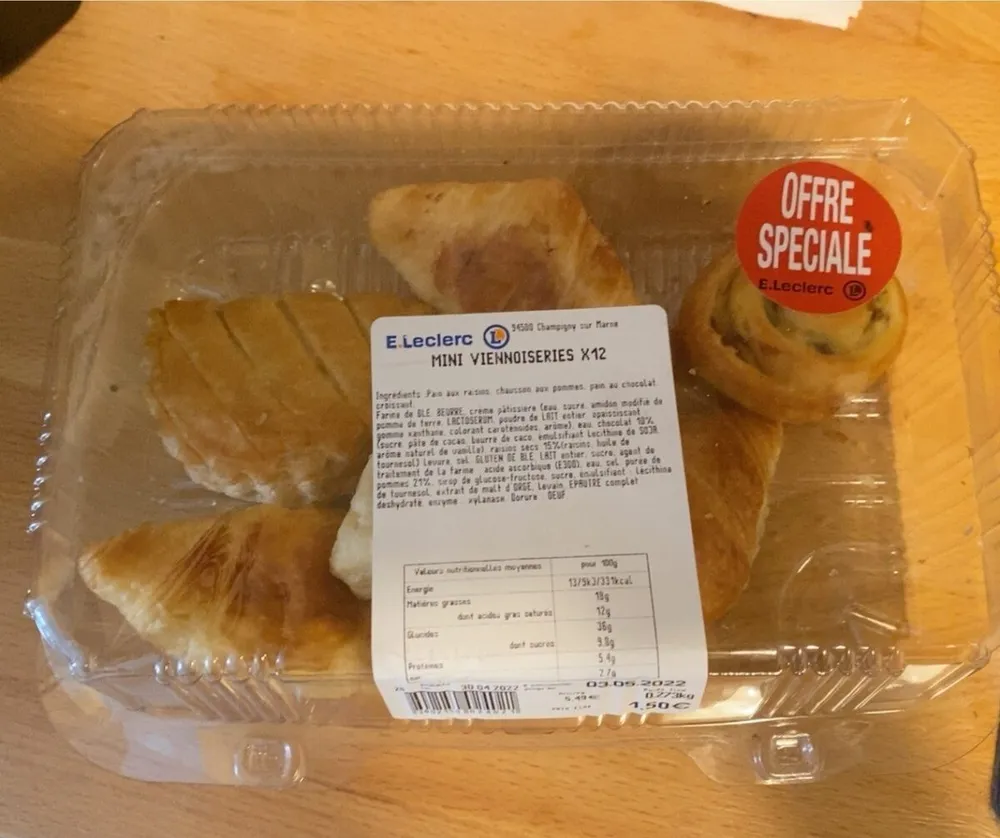 Mini viennoiseries x12